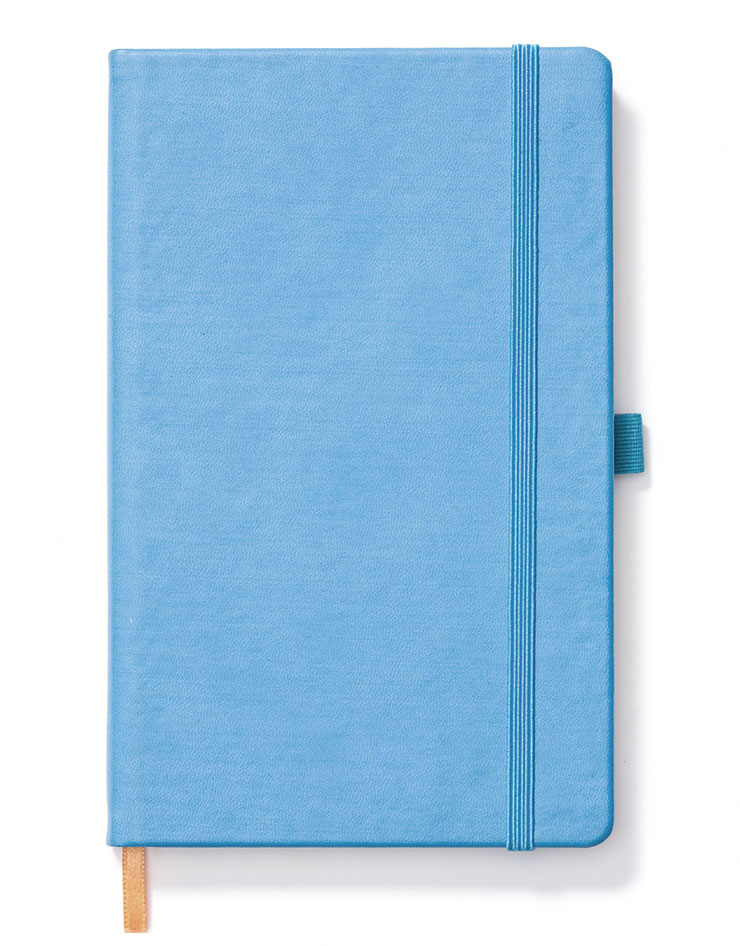 BB_Toucan Customisable Blue Bookblock Toucan faux leather notebook