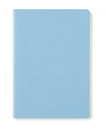 Light Blue Singer sewn card softcover notebook