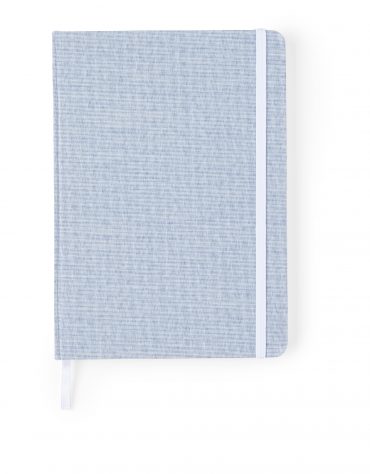 Blue RPET clothbound notebook